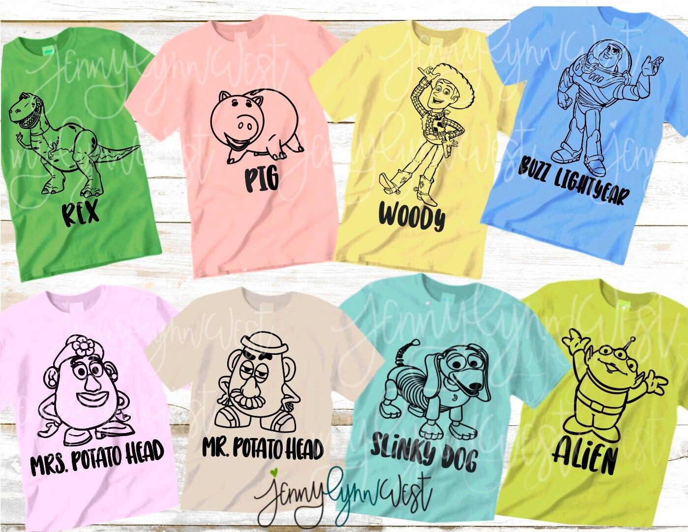 Toy Story BundleSVG Buzz Lightyear Woody Slinky Dog SVG Shirt Etsy