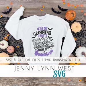 Haunted Mansion SVG, Grim grinsende Geister, Halloween Cut Files, Willkommen Foolish Sterbliche svg für Cricut, Glowforge, Sublimation PNG