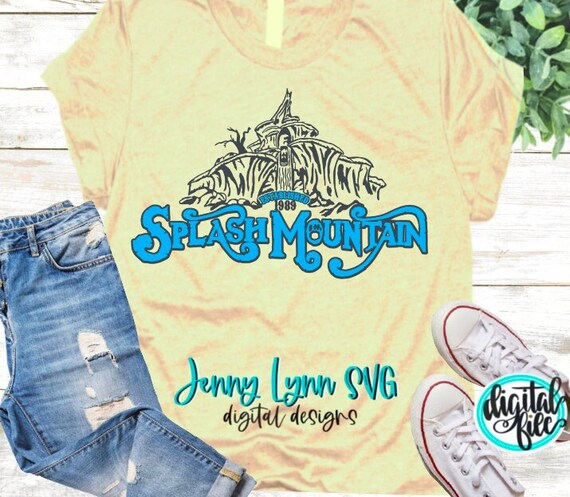 Splash Mountain Disneyland SVG Digital File Cut File