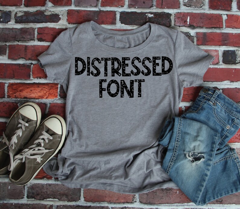 Download Distressed Font Grunge font Alphabet PNG Cricut Silhouette ...