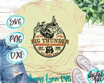 ビッグサンダーマウンテン鉄道エンブレムロゴ ディズニーランド