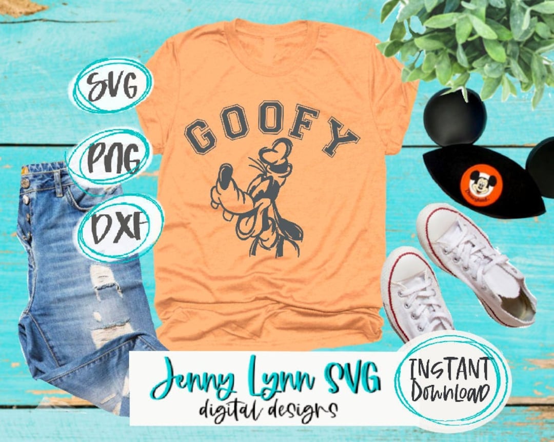 Goofy Varsity SVG Varsity Goofy Classic Sketched Disneyland Print Iron