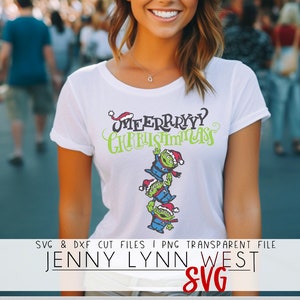 Toy Story Christmas Aliens SVG Cut File Digital Download Christmas Disneyland SVG Christmas Disneyworld shirt Sublimation Cricut Png