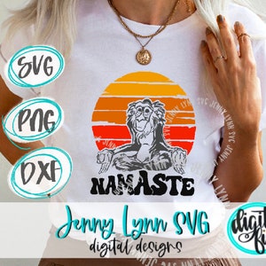 Lion King SVG Rafiki Yoga Meditation Svg Lion King svg Cut file, DisneySVG Cut File Sunset Cricut Cutting File Shirt Animal Kingdom
