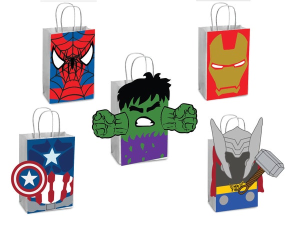 QICI 24 PCS Superhero Party Bags Goodie Bags with 24 India | Ubuy