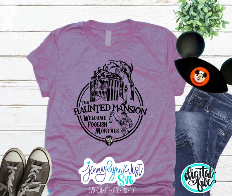 Download Haunted Mansion Ride Disneyland Disney World Ride SVG | Etsy