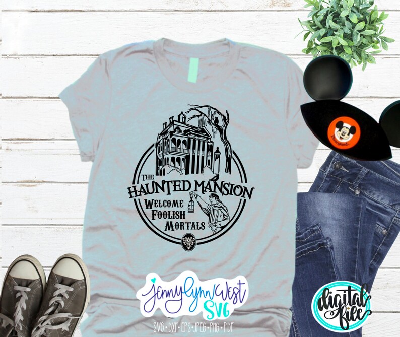 Haunted Mansion Ride Disneyland Disney World Ride SVG | Etsy