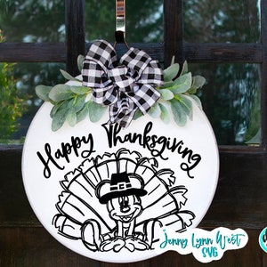 Happy Thanksgiving SVG Mickey Mouse Thanksgiving SVG Mickey Mouse Turkey Digital Cut files Iron on PNG Sublimation Mickey Mouse Turkey image 5