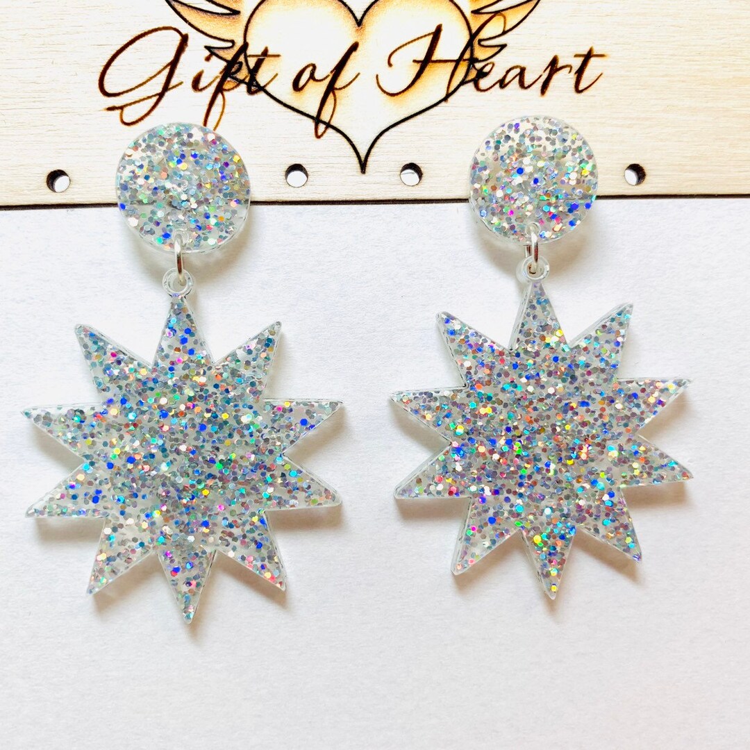 Rainbow Star GG Earrings  -SL main image 0