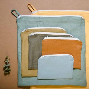 Linen & PUL Reusable Snack Bags: Eco-Friendly Food Storage