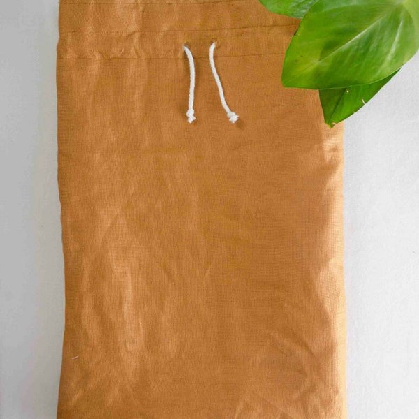 Reusable OEKO-TEX Linen Bread Bag | PUL | drawstring