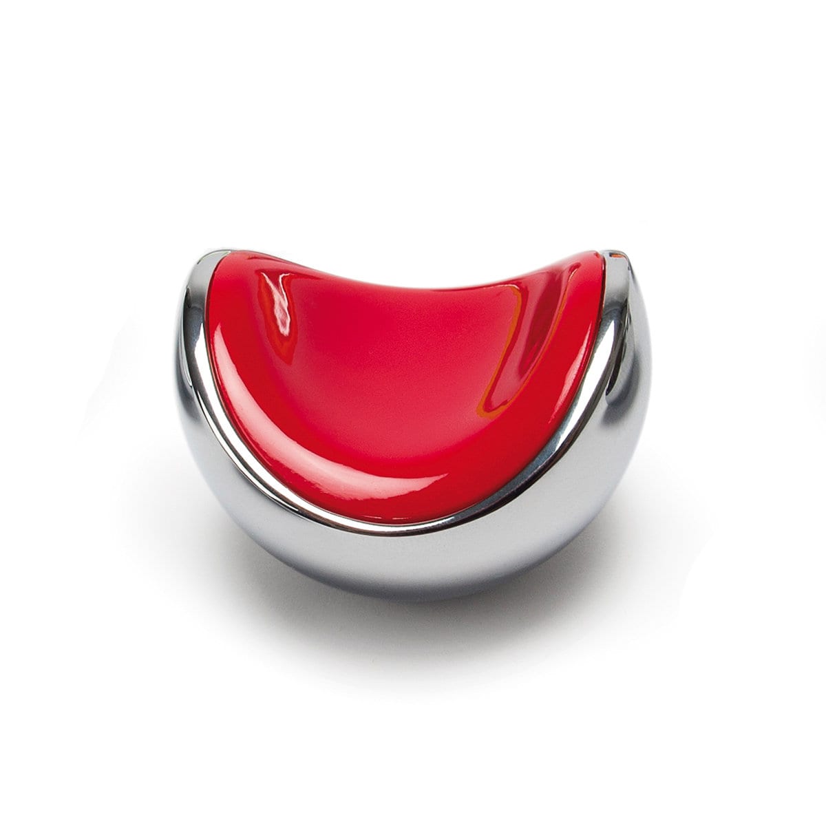 Century Neon Orange Drawer Knobs Polished Chrome Base Etsy