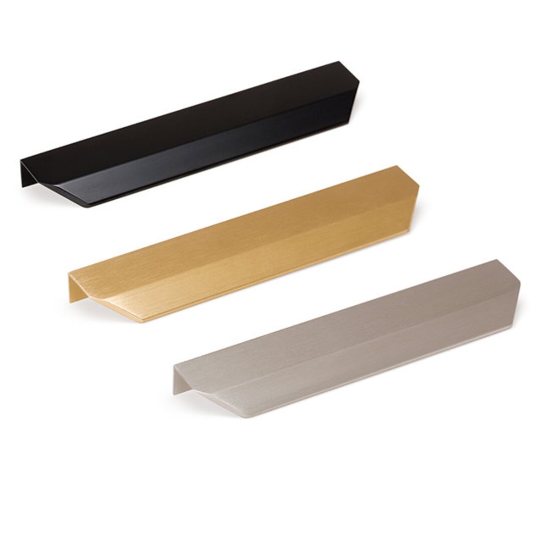 Soft Glam Profile Handle Wardrobe Drawer Pull in 3 Different Sizes Etsy