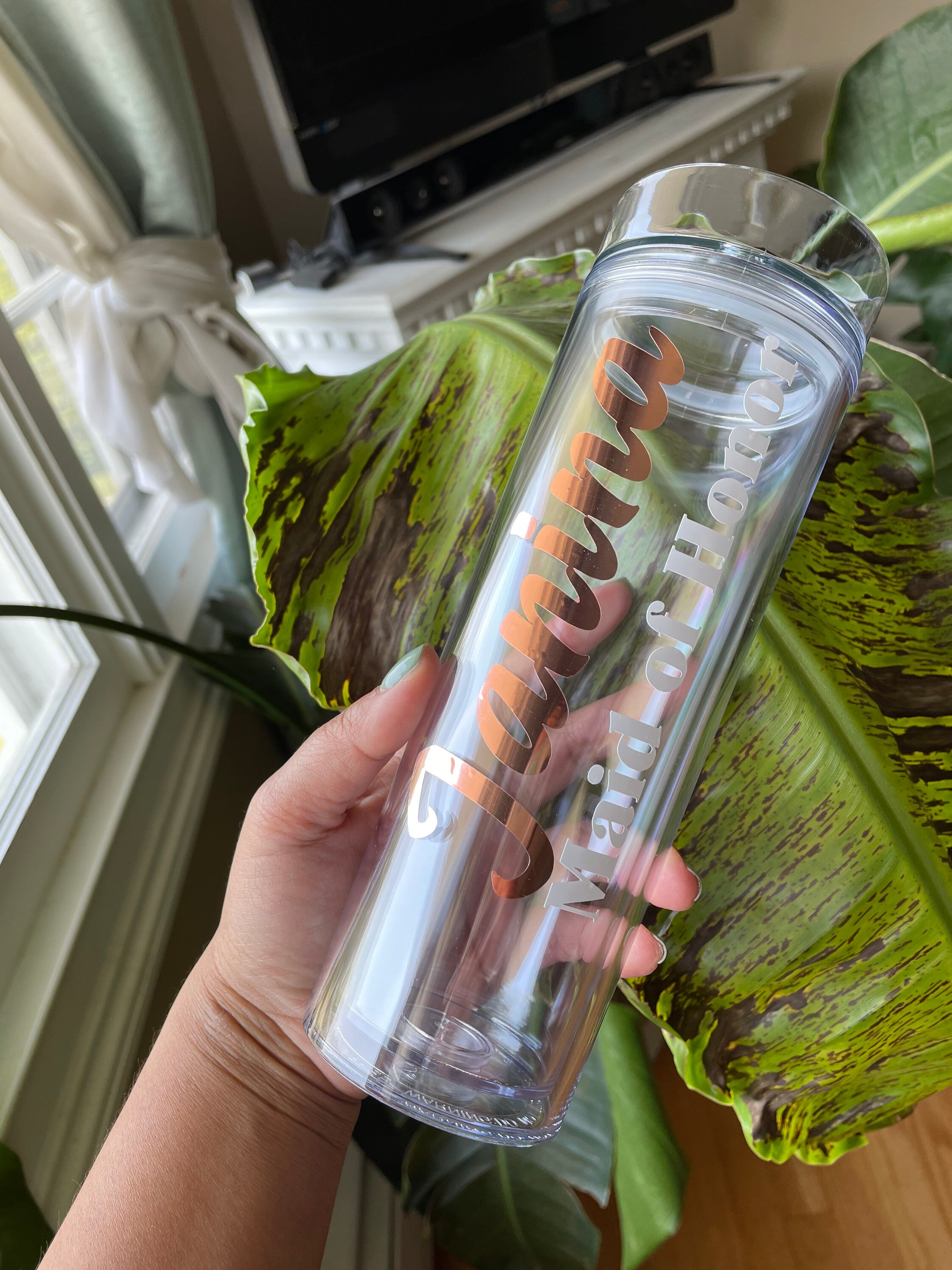 Bride/bridesmaid tumblers | Etsy