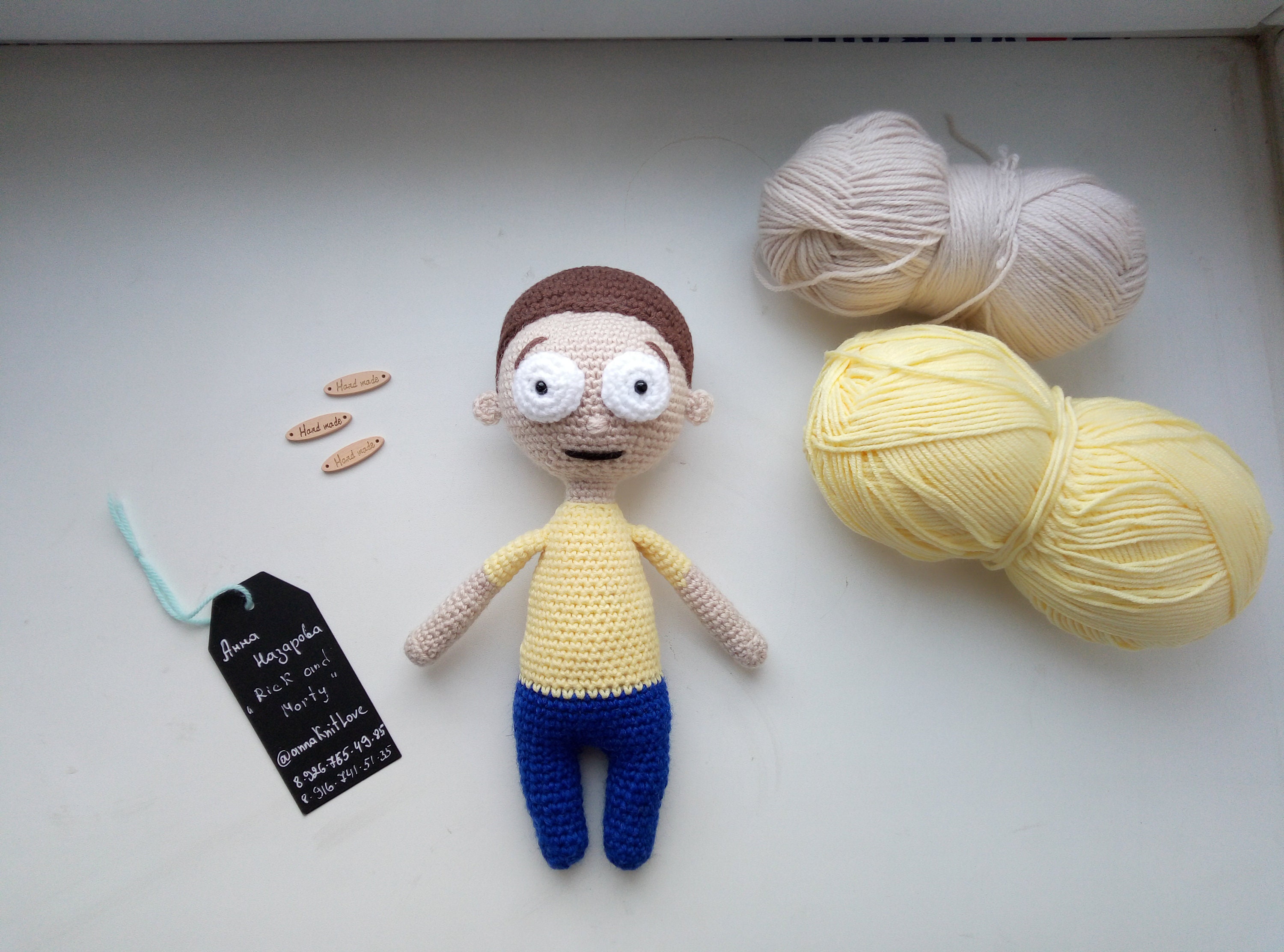 Crochet Pattern Morty SMITH/ Rick and Morty Etsy