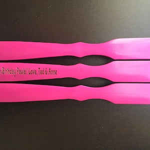 Personalized(Engraved)~19” Pink Wooden Back Scratcher,Gift for her,Valentine&#39;s Day gift,Mothers day,engraved back scratcher
