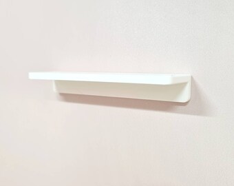 Dollhouse Shelf, White, 1:12 Scale, Dollhouse Accessory, Modern Miniatures, Gift for Kid, Girls Gift