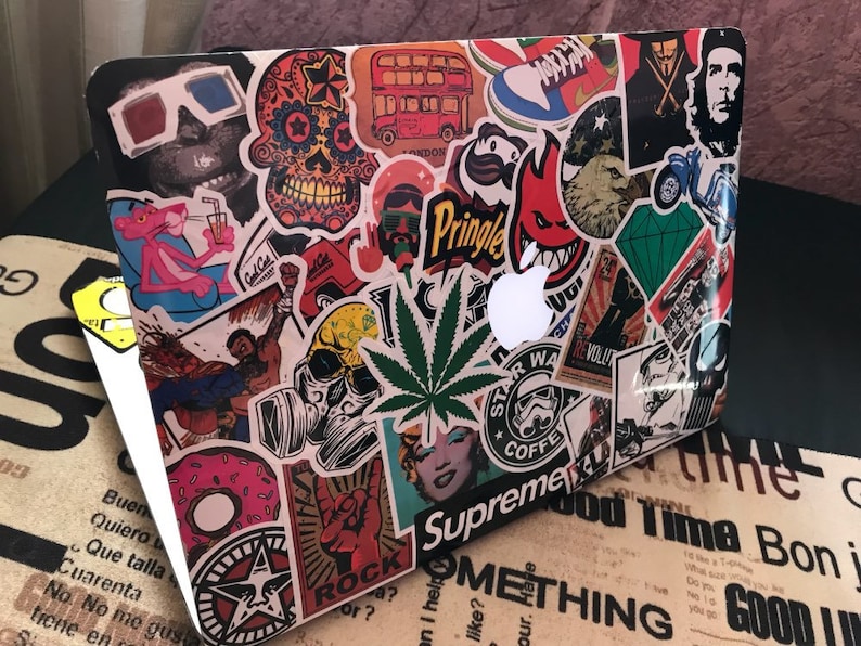 50 100 cool sticker pack cartoon stickers decals laptop etsy