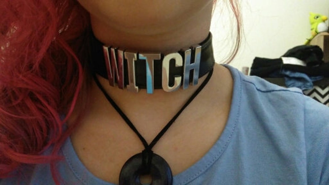 Name Choker Name Plate Necklace Name Necklace Pastel Goth Etsy