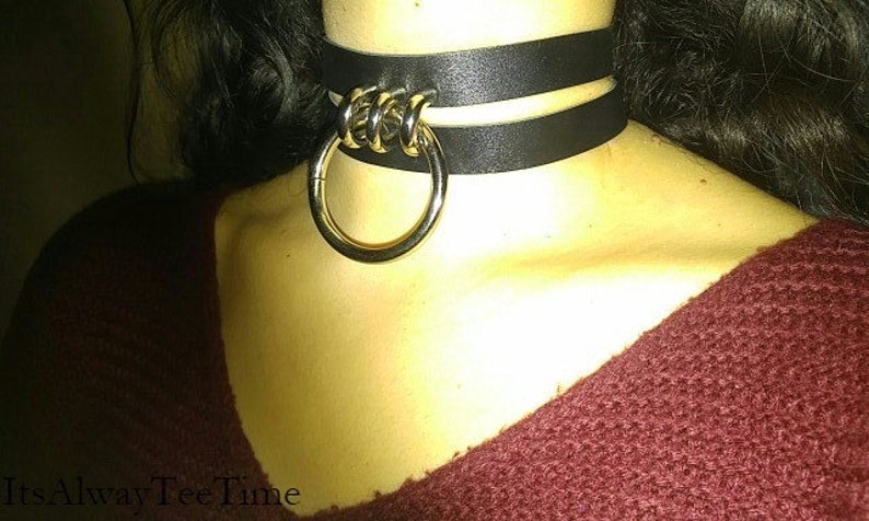 Caged Collar O Ring Choker O Ring Collar Kink Collar Slave Collar Slave Choker Choker Necklace Leather Choker Leather Necklaces Jewelry Ugaurbanag Com