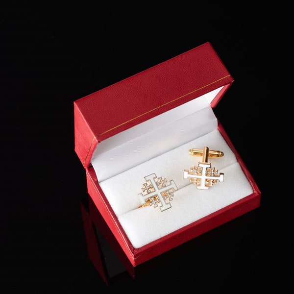 Jerusalem Cross Cufflinks