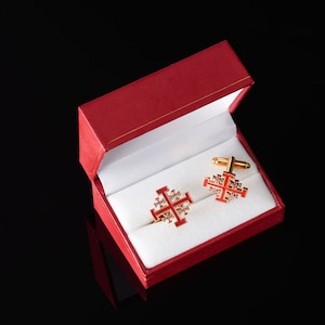 Jerusalem Cross Cufflinks