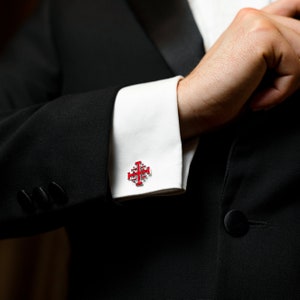 Jerusalem Cross Cufflinks