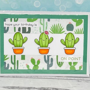 Plant lovers birthday card | funny birthday card | cactus love