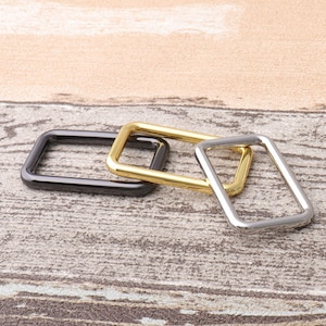 Rectangle Rings 30mm Metal Rectangle Buckles For Bags,Handbag, Belt,Purse Handbag Leather Craft Hardware