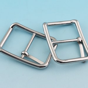 Silver Belt Buckle 4pcs*35mm Metal Adjuster Buckle Tri Bar Buckles Strap Buckle Adjuster Slider Bag Making Accessories