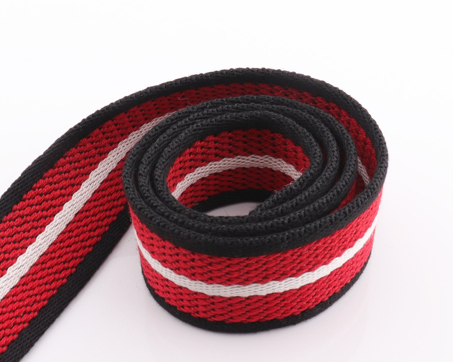 Red bing Cotton bing5yards38mmstripe bing Fabric Etsy UK