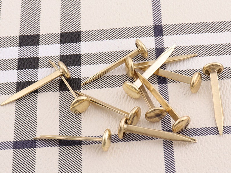 9mm Purse Feet Spots Round Spots Metal Cone Spots Nailheads Studs 20pcs-for Bag Belt Leather Craft Hardware Accessories
