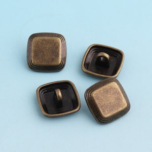 5pcs 15mm Metal Buttons Antique Brass Shank Buttons Clothing button Celtic Buttons Coat Button Sewing Fastener
