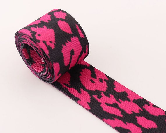 Shining Webbing 1.5inch Charming Ribbon Leash Webbing Colored Ribbon Webbing Key Fobs Strap Webbing belt for Totes, Backpacks