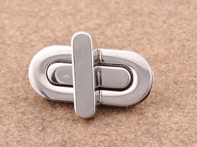 2pcs 4520mm Silver Purse Lock Metal Bag Lock Latch Lock Twist Etsy