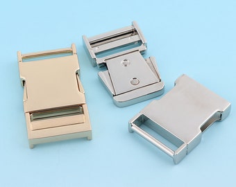 Release Buckle 25mm ZINC ALLOY Adjuster Buckle Strap Buckle Bag Hardware Adjuster Slider Buckle