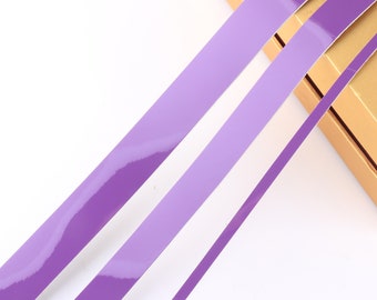 Leather Strips 19mm(W) Purple Cowhide Leather Strap Leather Bag Straps Genuine Leather Handles Belt Straps Soft Leather Supplies