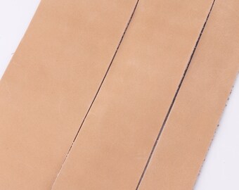 Cowhide Leather Strap 25-50mm Khaki Bag Straps Natural Leather Strips Genuine Leather Handles Belt Straps Real Leather Supplies
