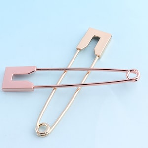 Rose Gold Sicherheitsnadeln 10 Stück 70mm/80mm Charming Schal Pins Metall Pins Brosche Sicherheitsnadeln große große Nähen Sicherheitsnadeln Versorgung