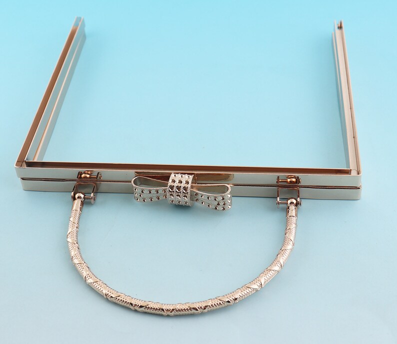 Light Gold Purse Frame 1816cm Bag Frame Bag Frames Arched Etsy