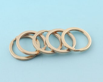 Schlüsselanhänger Gold O Ring Schlüsselanhänger Ring 1"(25mm) Metall Split Ring für Schlüsselanhänger Großhandel Schlüsselanhänger Erkenntnisse