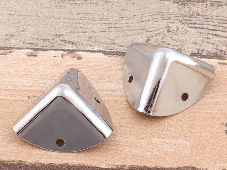 Silver Corner Protector 6pcs 1 3/8decorative Bag Corner Etsy