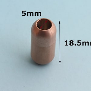 Rose Gold Magnetic Clasps 5MM Roestvrij Stalen magnetische sluiting voor armband maken DIY Groothandel