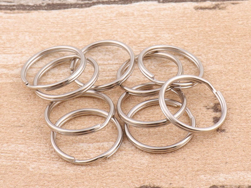 50pcs Key Ring Silver O Ring Large Key Fob Ring 3/420mm Etsy UK