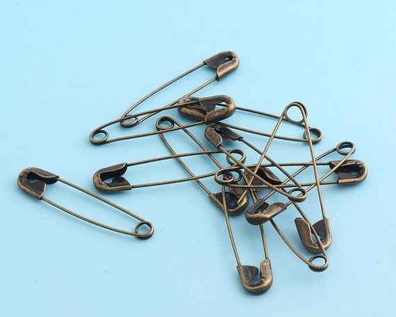 Bronze Safety Pins 100pcs 286mm Mini Bulb Safety Pins Gold Plated Pins Hang  Tags Safety Pins Sewing Safety Pins Supply 