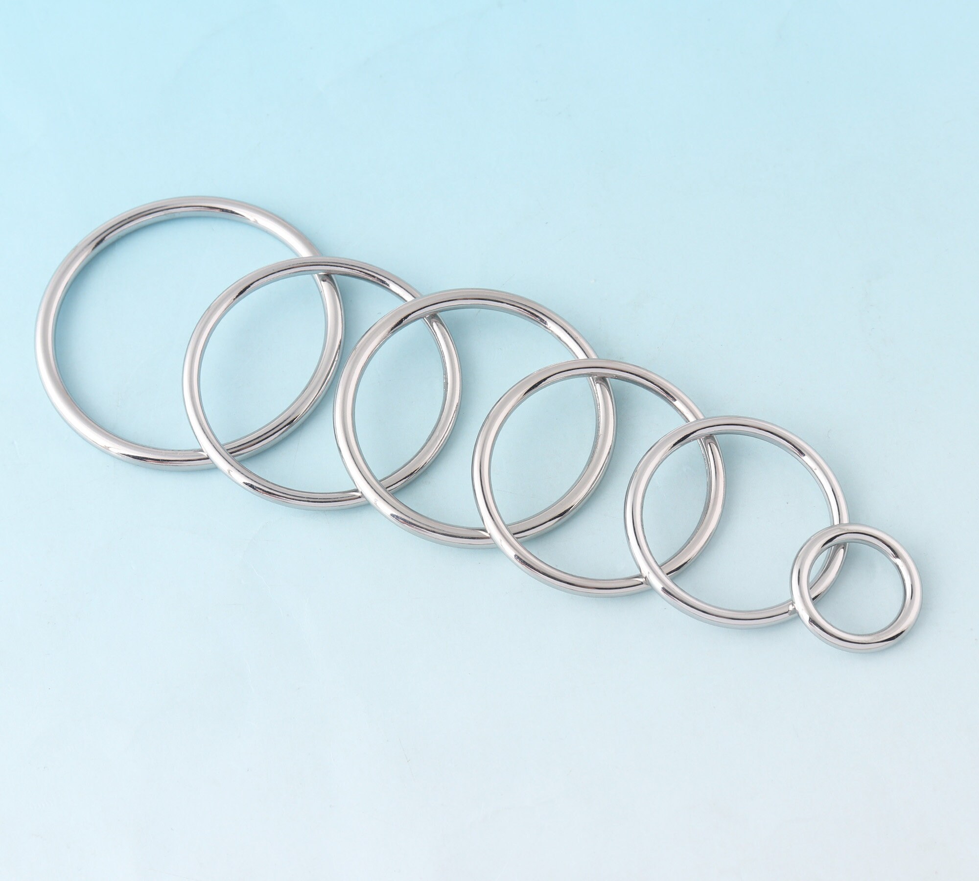 Anneaux Toriques Métal Pour Couture/sangles – 14 à 50 Mm – Lot De 2 à 50 Pièces