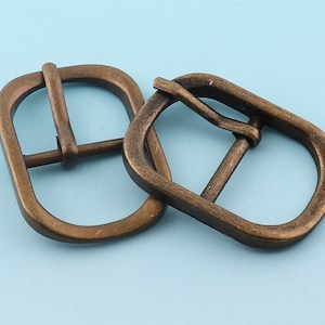 Bronze Belt Buckle 6pcs 1&quot; Metal Adjuster Buckle Oval Tri Bar Buckles Strap Buckle Adjuster Slideer Sacs de fabrication D&#39;accessoires