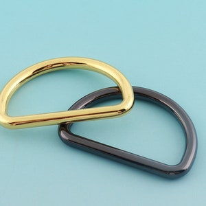 8Pcs 30mm Metal/Zinc Alloy D Ring Metal D Buckle Belt Strap Buckle Webbing D Ring Handbag Accessories Leather Craft Hardware
