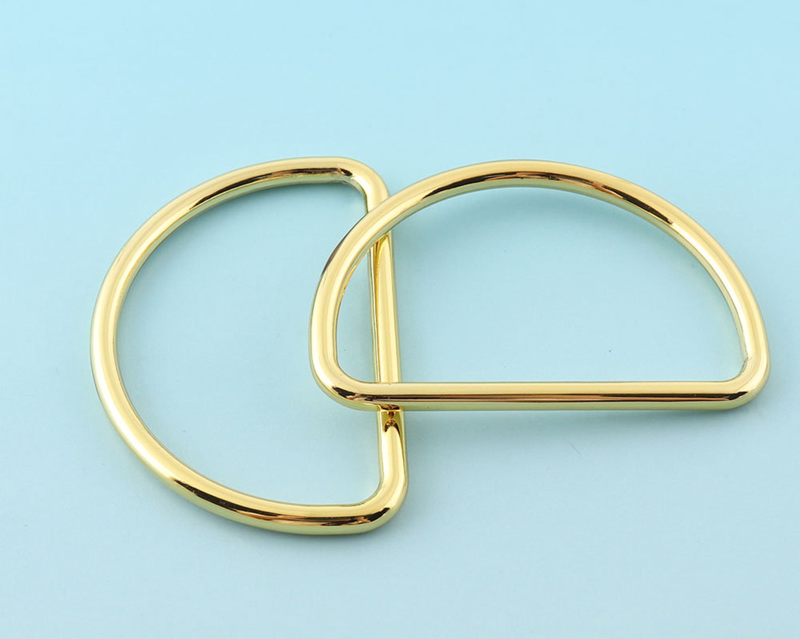 Alloy D rings 4pcs 35mm/50mm Metal D Ring Gold Metal D Rings Etsy