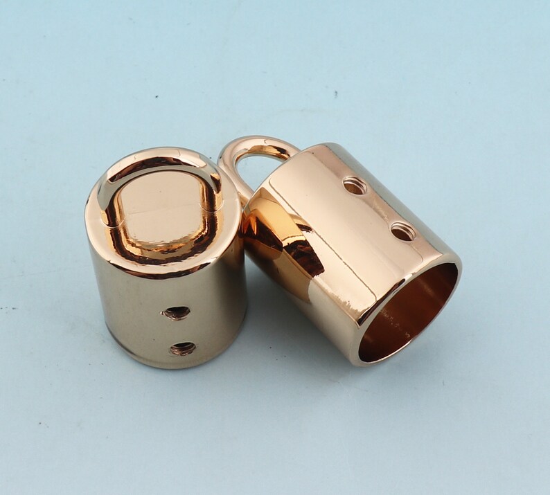 2.5 Cm Touw-eindstop Met Haak – Stevige Metalen Afsluiting Voor Barrieres En Veiligheidssystemen, In Zilver